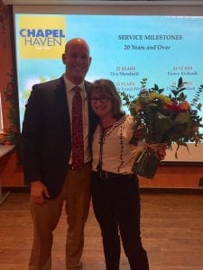 Tina Menchetti has enjoyed 22 years at Chapel Haven.