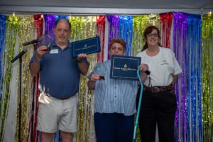 Honoring three adults in the 30-Year Club