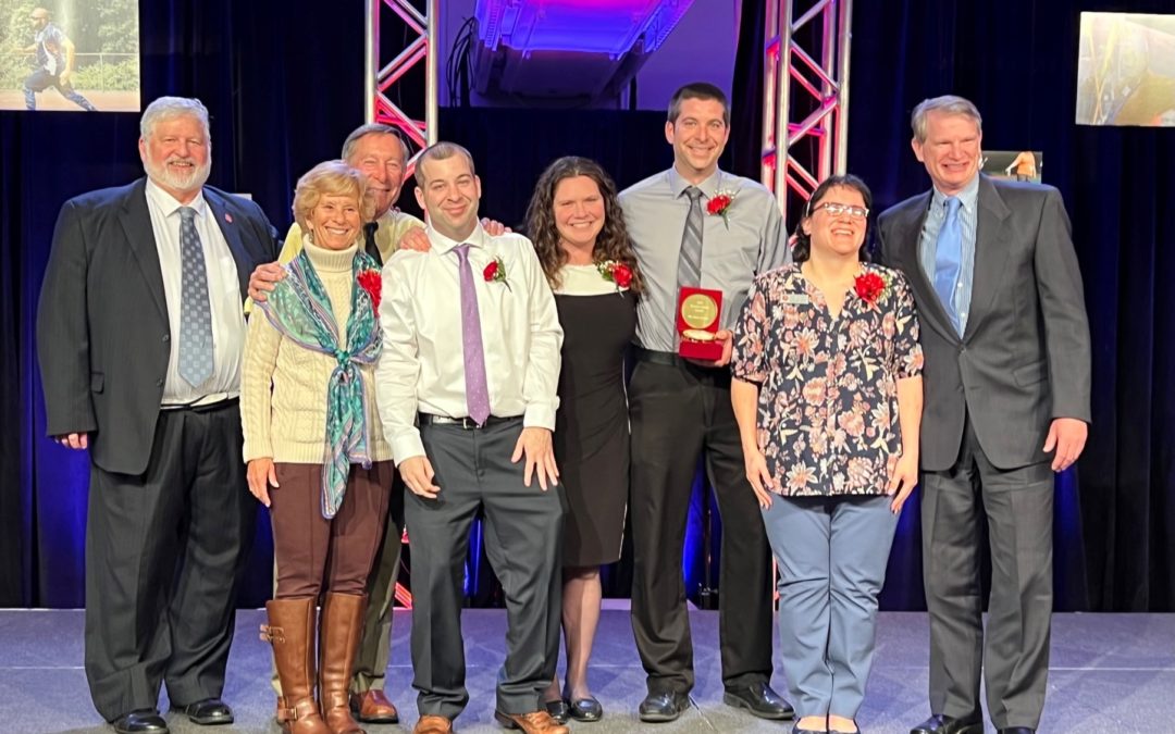 Baker family receives Bozzuto Family Award for devotion to Special Olympics CT