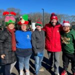 Toy Drive Gil with Peggy and students