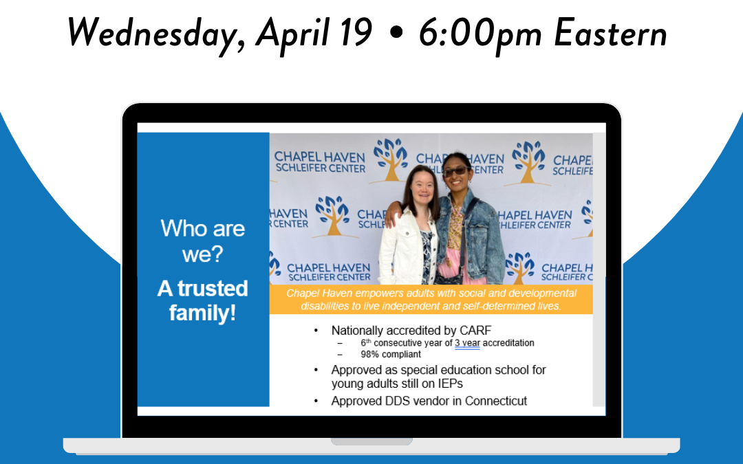 Join us for next virtual Information Session Weds, April 19