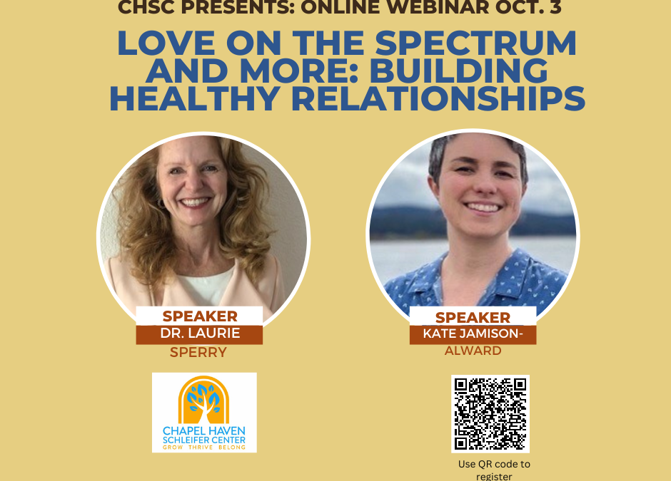 Love on the spectrum and more, a virtual webinar on healthy relationships
