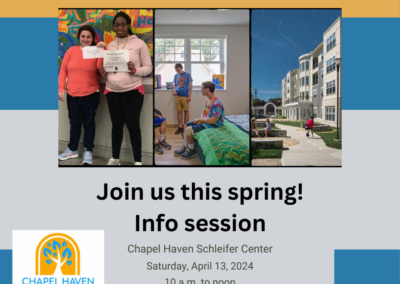 Join us April 13, 2024 for our on-the-ground info session