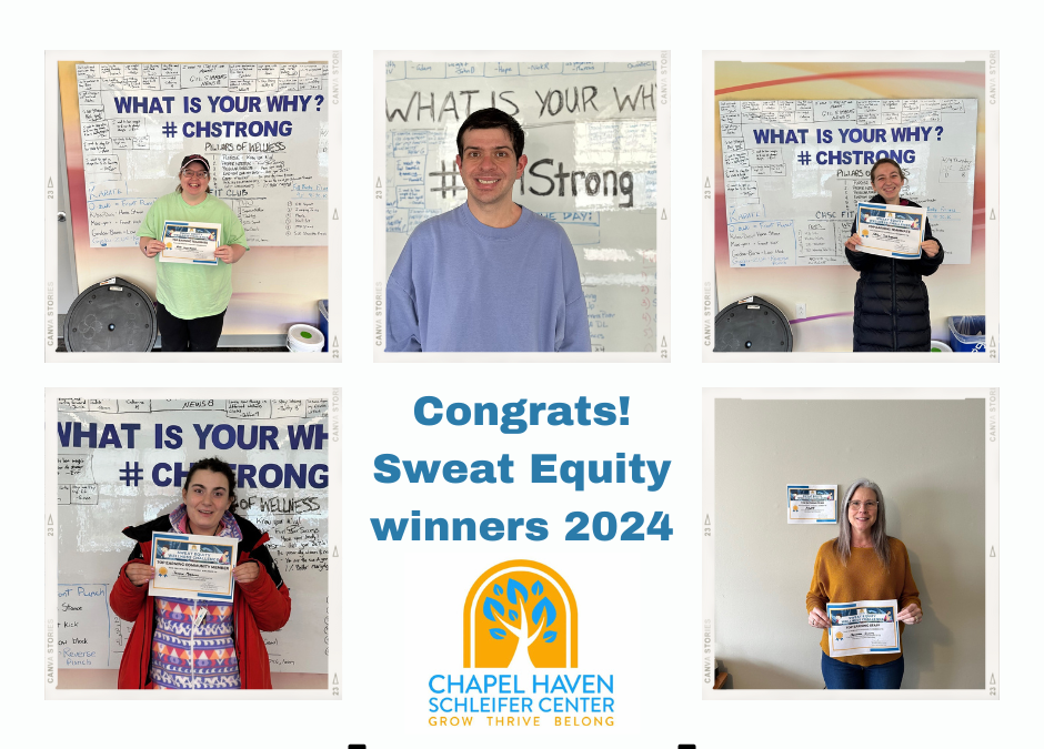 CHSC’s 8-Week SWEAT EQUITY CHALLENGE winners announced!