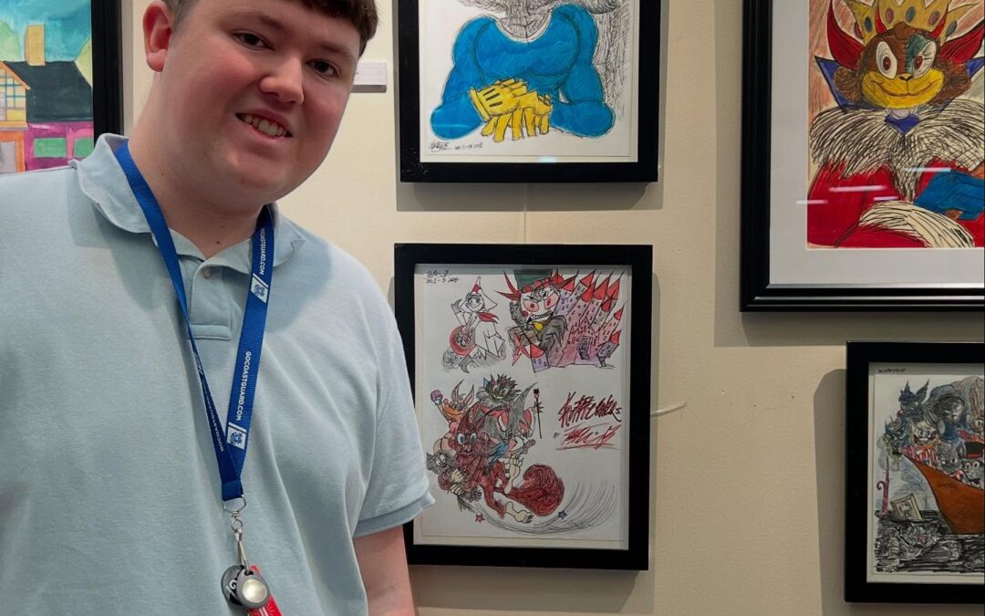 CHSC artists were featured in art show at the JCC of Greater New Haven