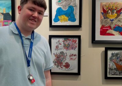 CHSC artists were featured in art show at the JCC of Greater New Haven