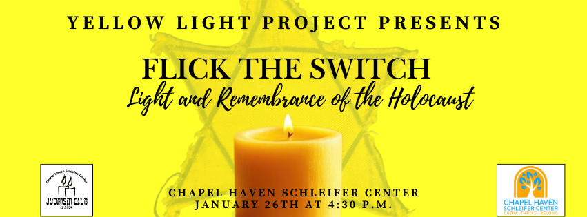 Chapel Haven Schleifer Center to “flick the light” Jan. 26 for Holocaust Remembrance