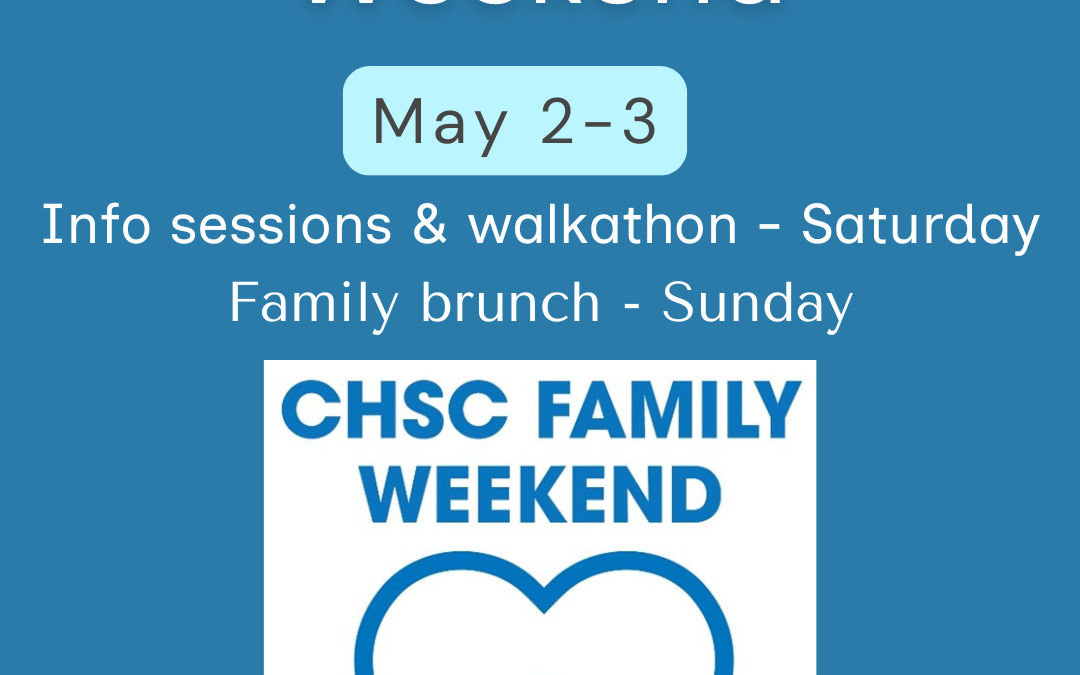 CHSC introduces expanded Family Weekend