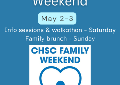 CHSC introduces expanded Family Weekend