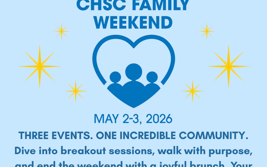 Cool events coming up at CHSC